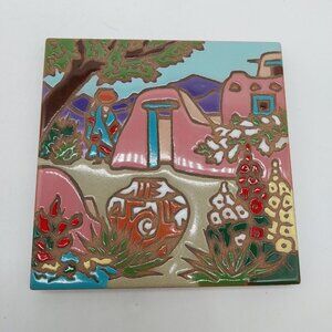 Mag Mor Studios Southwest Tile House Scenic Scene READ